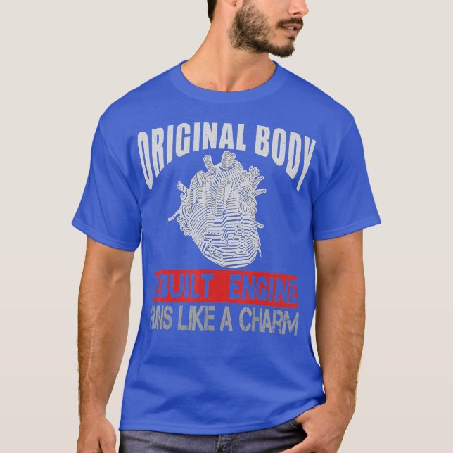 Funny Open Heart-omslagsåterställning av kirurgi H T Shirt (Framsida)