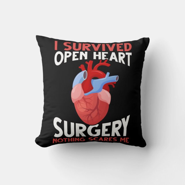 Funny Open Heart Surgery Recovery Kudde (Framsida)
