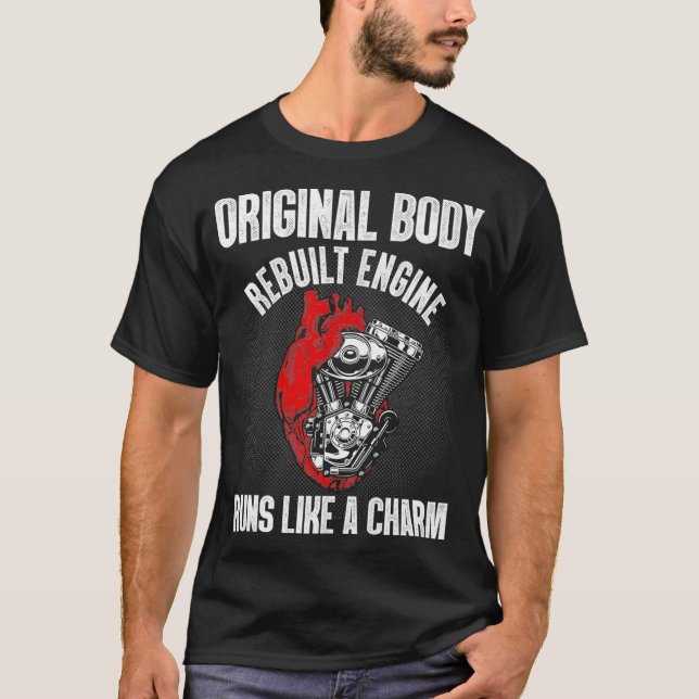 Funny Open Heart Survivor Gift me T Shirt (Framsida)