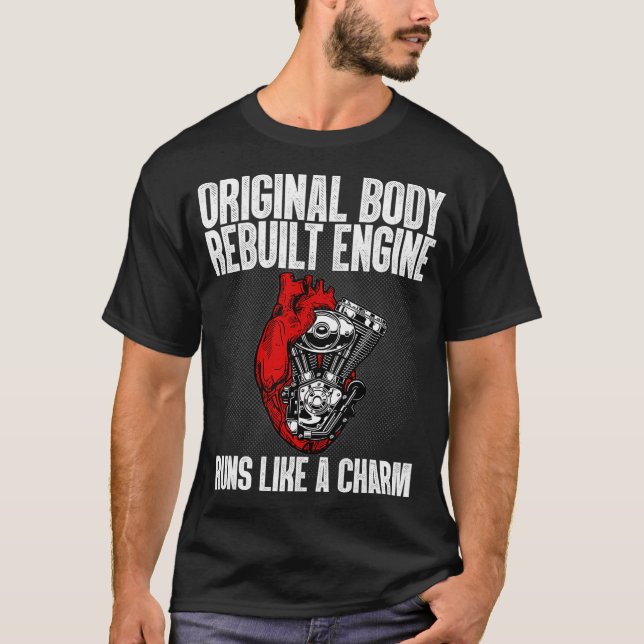 Funny Open Heart Survivor Gift T Shirt (Framsida)
