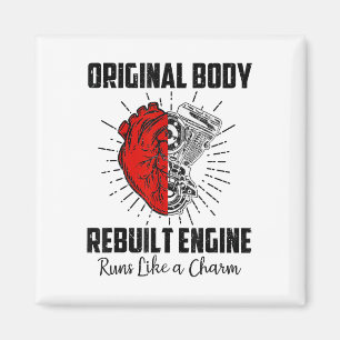 Funny Open Heart Survivor Gifts M Magnet