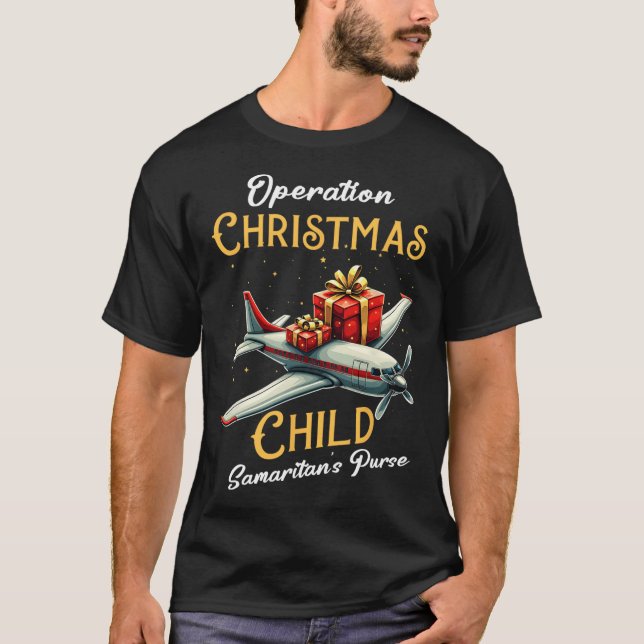 Funny Operation jul - barnslig familjematch T Shirt (Framsida)