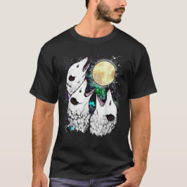 Funny Opossum Moon Cute Screaming Possum Shirt T