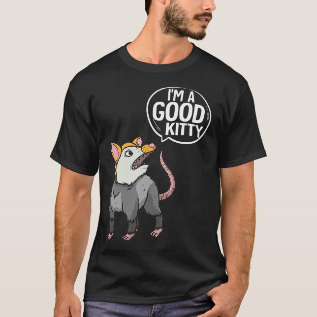 Funny Opossum Shirt I är Bra Kattunge Possum T-Shi T Shirt (Framsida)