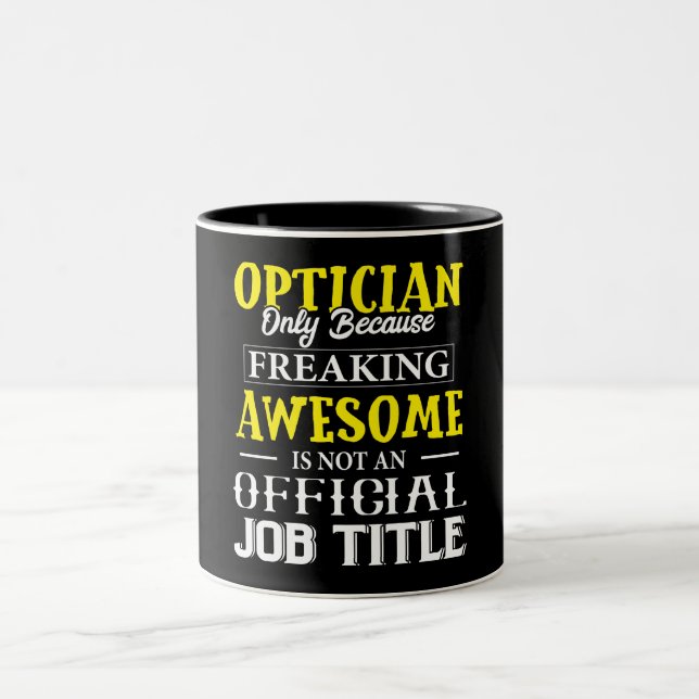 Funny Optician Mugg (Center)