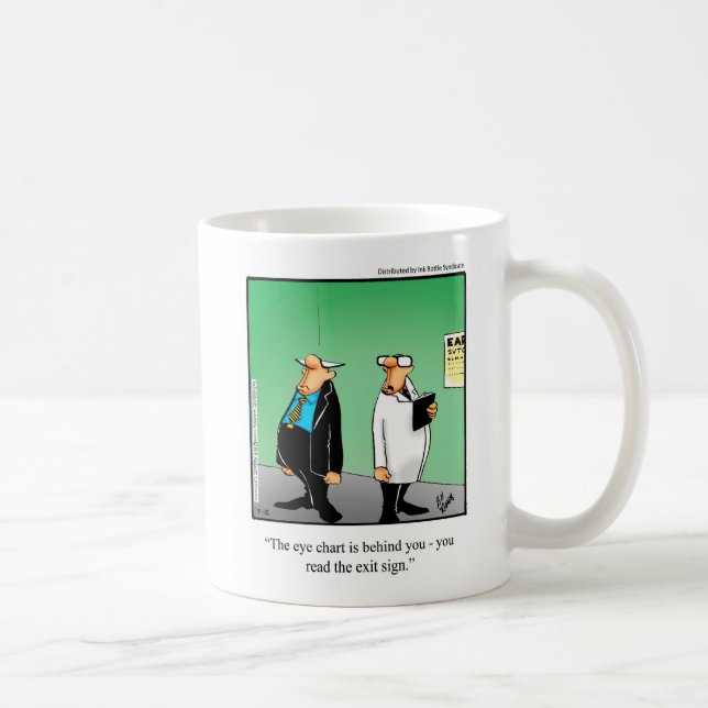 Funny Optometrist Humor Coffee Mugg Gift (Höger)