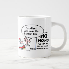 Funny Optometrist Jultomten Tecknad Jumbo Mugg
