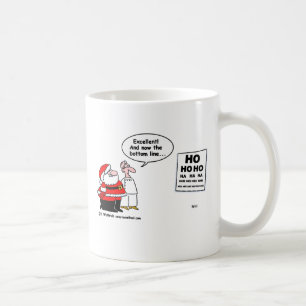 Funny Optometrist och julklappens Tecknad Kaffemugg
