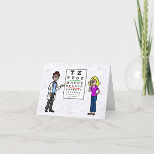 Funny Optometrist och patientdagskort Kort