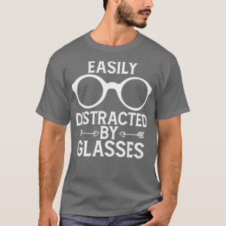 Funny Optometrist som säger Eyeglasses Easily Dist T Shirt