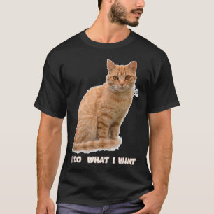 Funny Orange Tabby katt Älskare-gåvor T Shirt