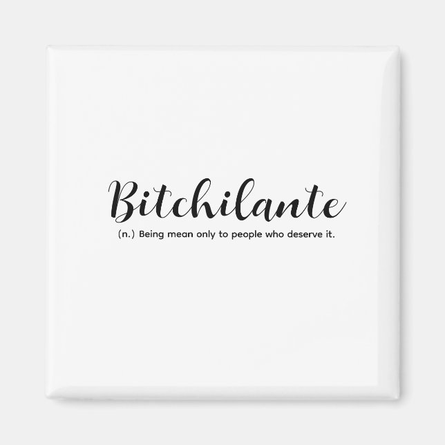 Funny Ord-definitionstyp, citattecken Magnet (Framsidan)