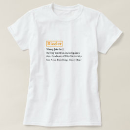 Funny ordlistedefinitionsrizzler t shirt