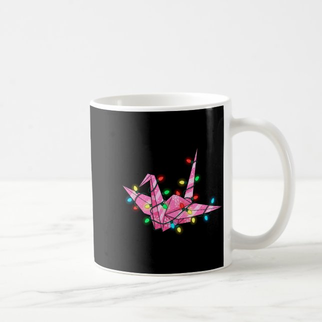 Funny Origami Christmas Graphics Lights Lover  Kaffemugg (Höger)