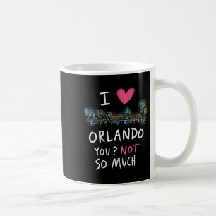 Funny Orlando Florida Night Skyline Vintage Premiu Kaffemugg