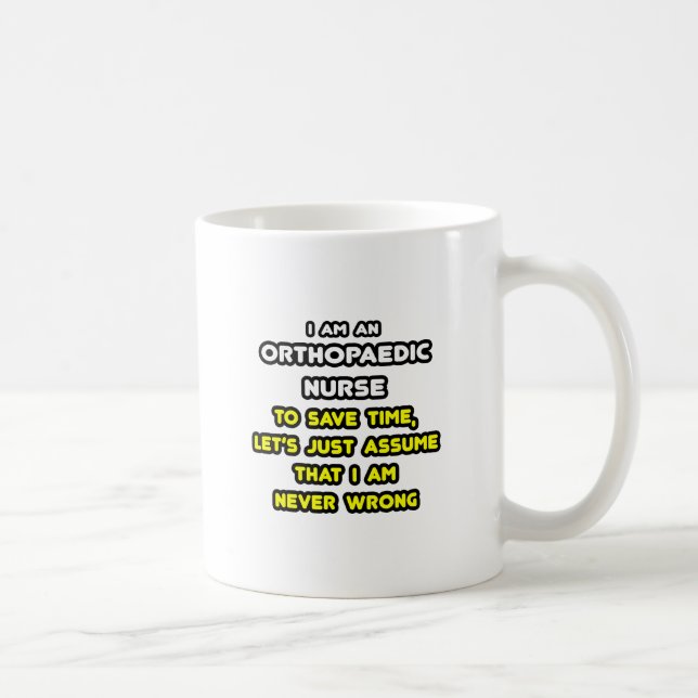 Funny Orthopedic Nurse T-Shirts and Gifts Kaffemugg (Höger)