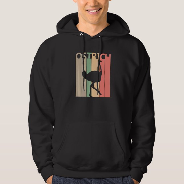 Funny Ostrich Costume Hoodie (Framsida)