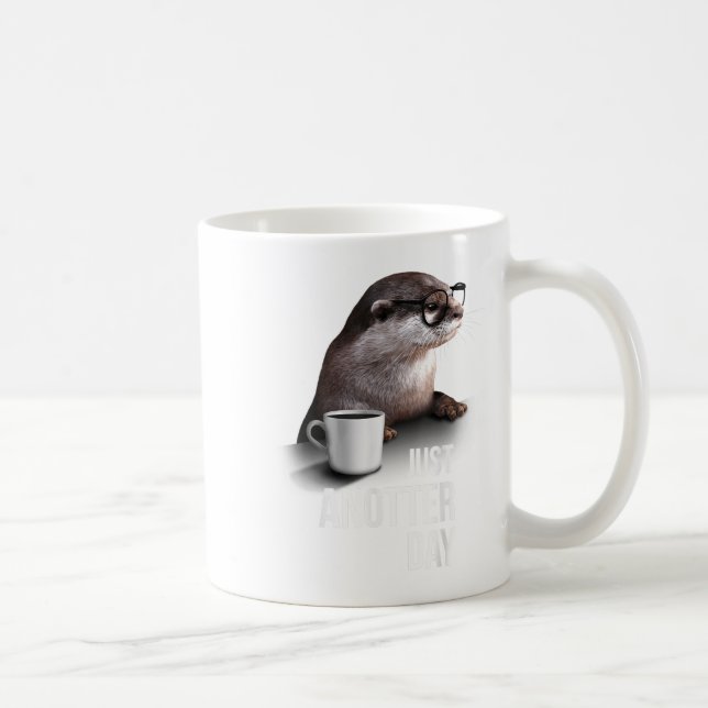 Funny Otter - Just Anotter Day For Otter Lover  Kaffemugg (Höger)