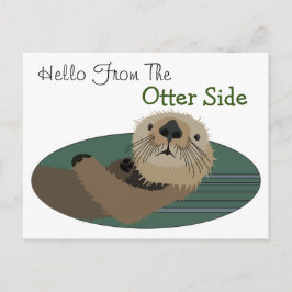 Funny Otter-vykort Vykort