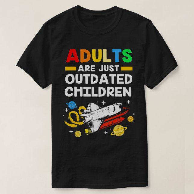 Funny Outer Space Science Teacher Solar System Adu T Shirt (Design framsida)
