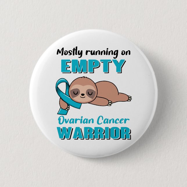 Funny Ovarian Cancer Awareness Gifts Knapp (Framsida)