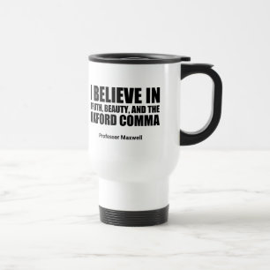 Funny Oxford Comma Grammar Humor Anpassningsbar Te Resemugg