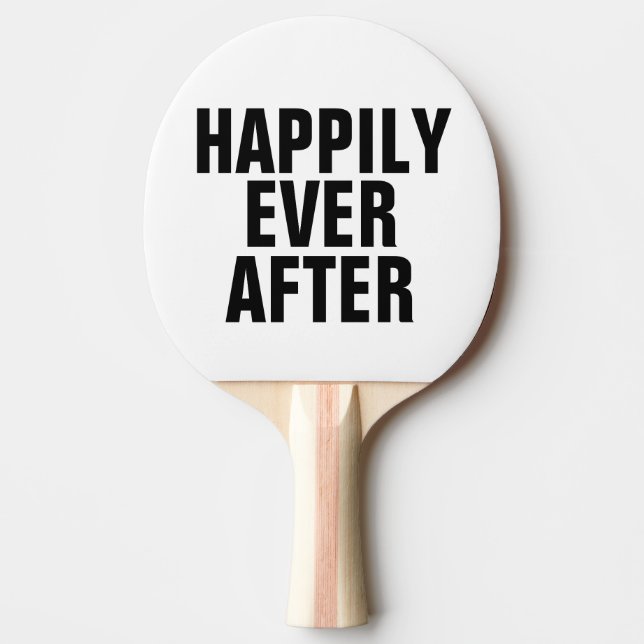 Funny Paddle Bröllop Gift Pingisracket (Framsidan)