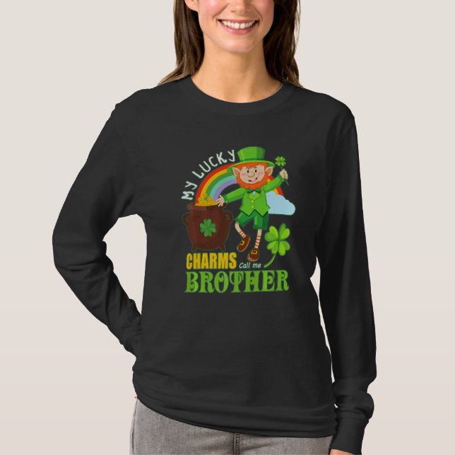 Funny Paddy Day St Patricks Lucky Charms Ring mig  T Shirt (Framsida)