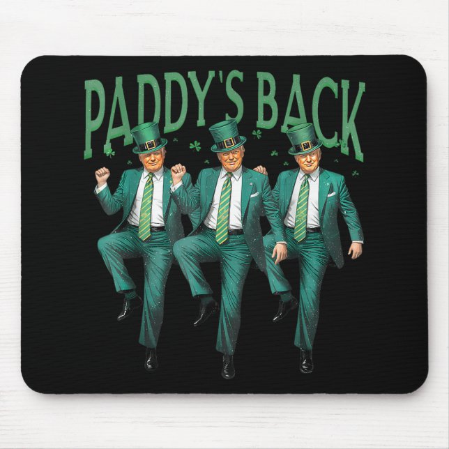 Funny Paddys Back Trump St patricks day Dancing Musmatta (Framsidan)