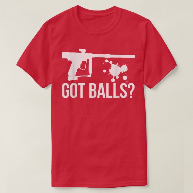 Funny Paintball T Shirt (Design framsida)
