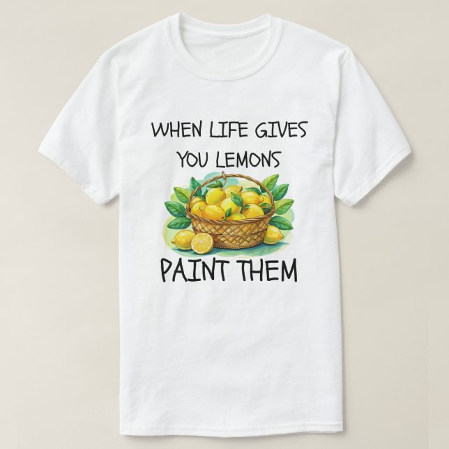 Funny Painter Slogan T Shirt (Design framsida)