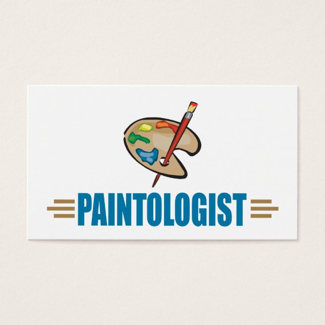 Funny Painter Visitkort (Framsidan)
