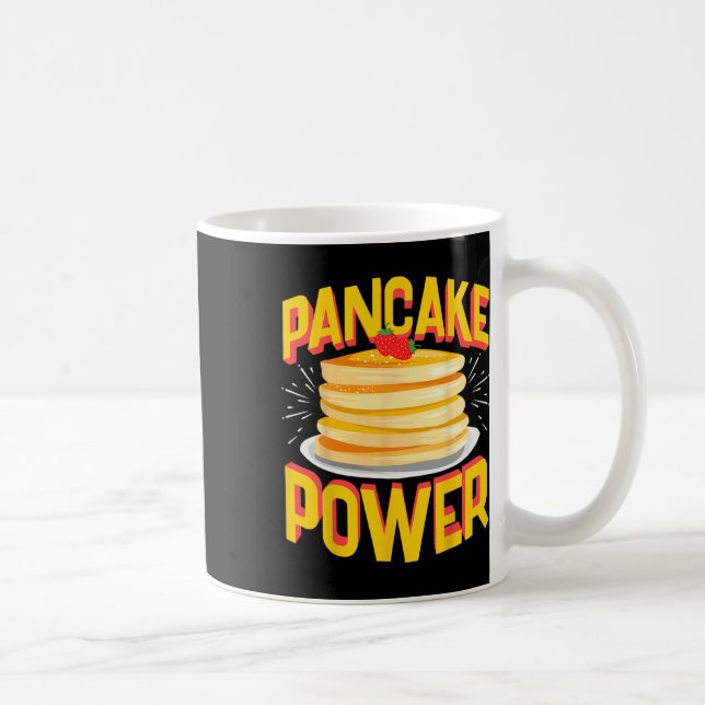 Funny Pancake Power Kaffemugg (Höger)
