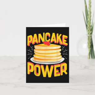Funny Pancake Power Kort