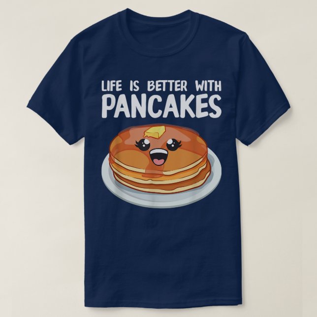 Funny Pancakes Art Manar Women Brunch Breakfast Pa T Shirt (Design framsida)