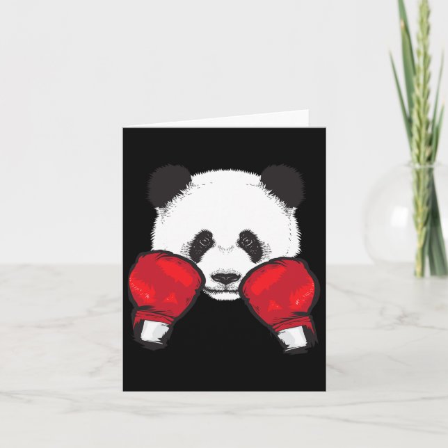 Funny Panda Boxing Coola Animal Lover Glove Boxer Kort (Framsida)