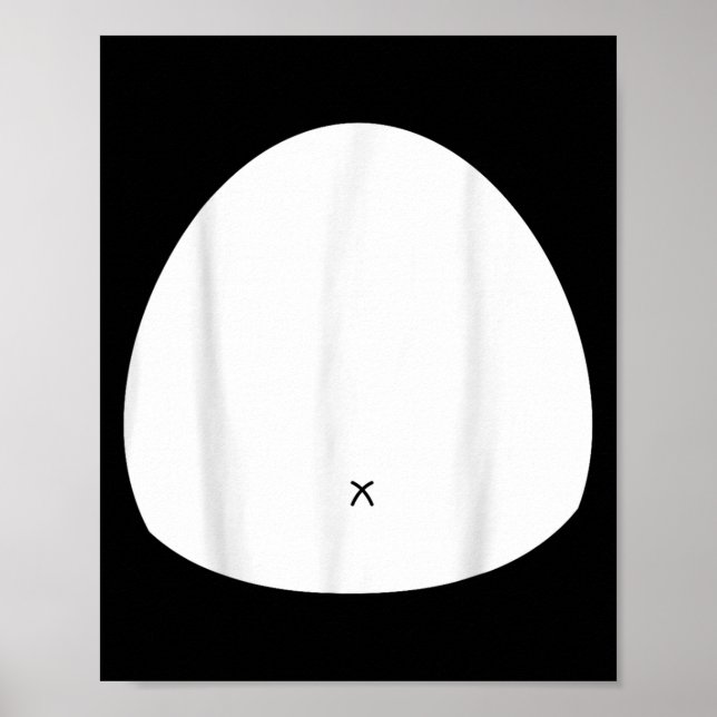 Funny Panda Costume, Halloween Decorations.  Poster (Framsidan)