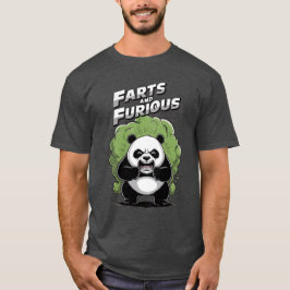 Funny Panda having hard time to Fart on a T Shirt