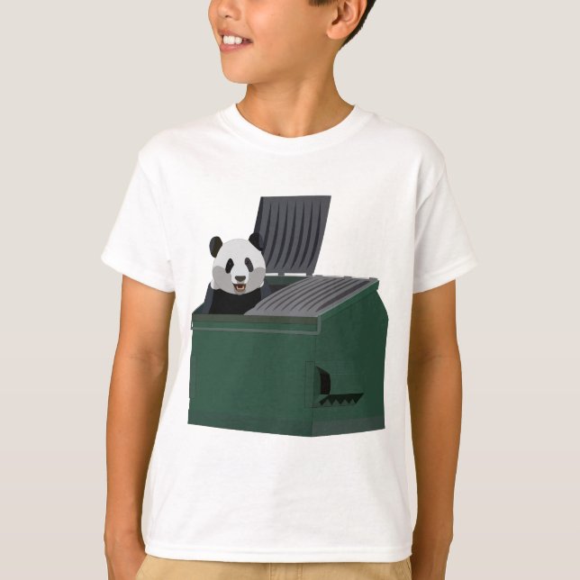 Funny Panda Shirt T Shirt (Framsida)