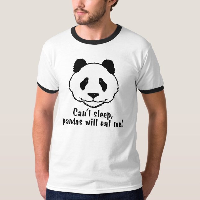 Funny Panda Tee Shirt (Framsida)