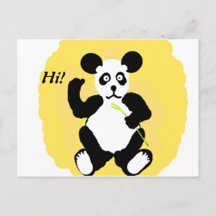Funny Panda Vykort
