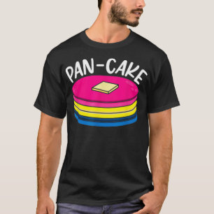 Funny Pansexual Pancake LGBTQ Gay Pan Pride Månad T Shirt