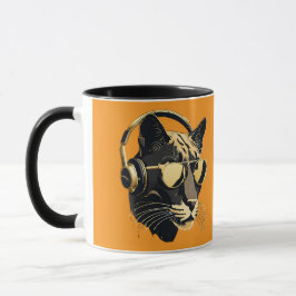 Funny Panther Jammin' Mugg