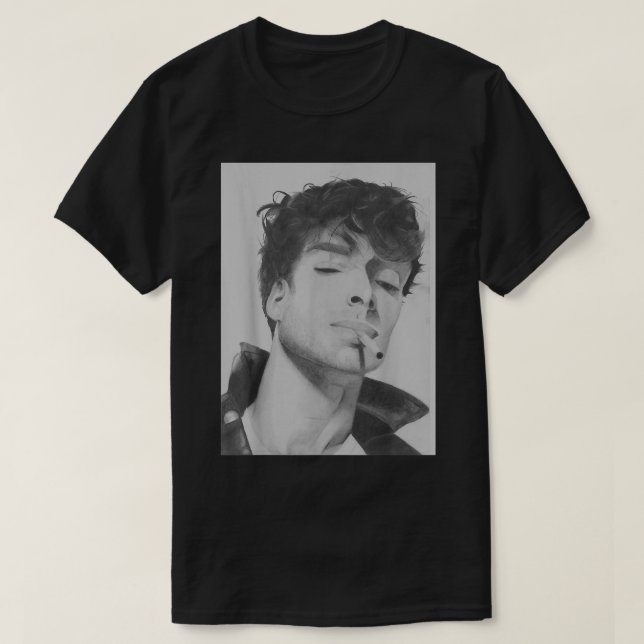 Funny Paolo Nutini Drawing Gift T Shirt (Design framsida)