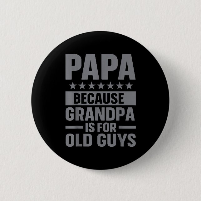 Funny Papa Art For Grandpa From Grandkids Father's Knapp (Framsida)