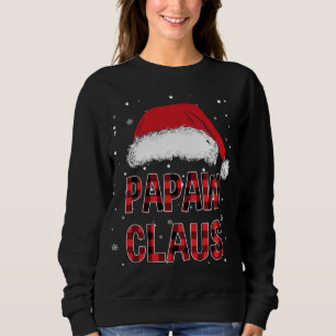 Funny Papaw Claus Red Plade julfamiljen Pjs M T Shirt