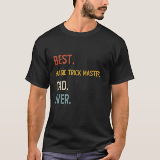 Funny Pappa Best Magic Trick Master Pappa någonsin T Shirt