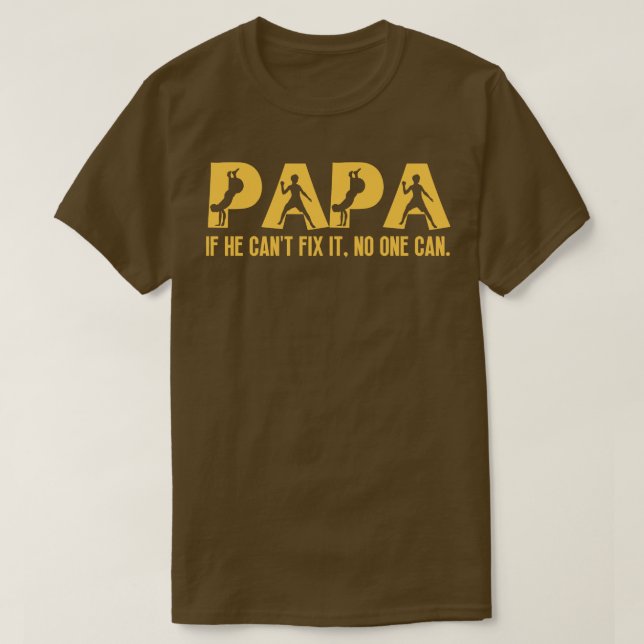 Funny Pappa Birthday 5 T Shirt (Design framsida)