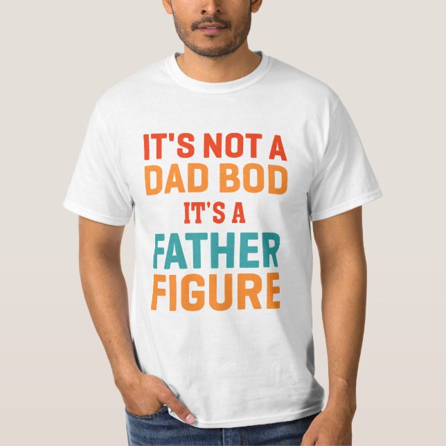Funny Pappa Bod Shirt T Shirt (Framsida)