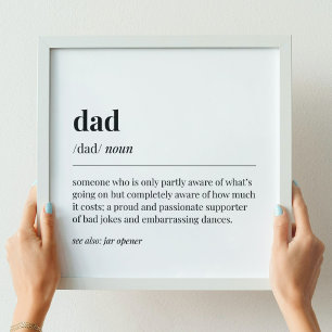 Funny Pappa Definition Poster